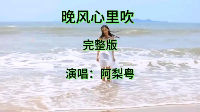 阿梨粤《晚风心里吹》旋律优美,动感十足,令人沉醉,粤听粤有味,空灵声线治愈人心