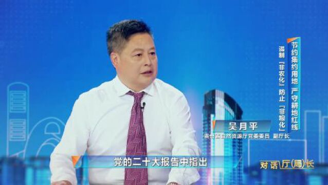 《影响力》对话厅局长丨吴月平: 节约集约用地 严守耕地红线