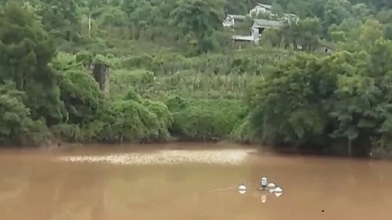 重庆万州:普降大到暴雨,一处山坪塘库容超限