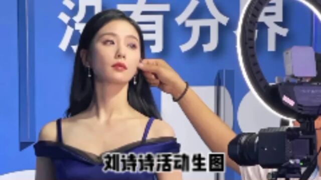 刘诗诗活动生图:妆容素净淡雅却美出了新高度