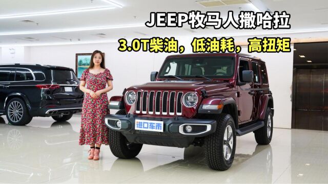 JEEP牧马人撒哈拉实车展示,柴油车的惊喜有多大?