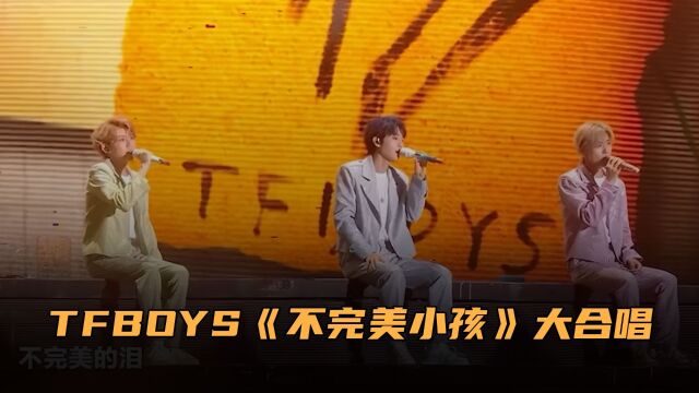 泪目!TFBOYS《不完美小孩》粉丝大合唱,没有人能毫无波澜看完