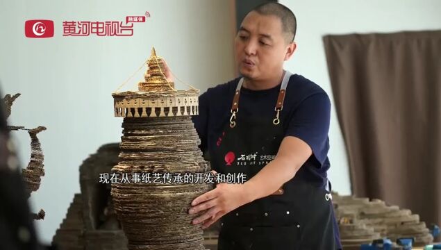 瓦楞纸上的微缩版山西