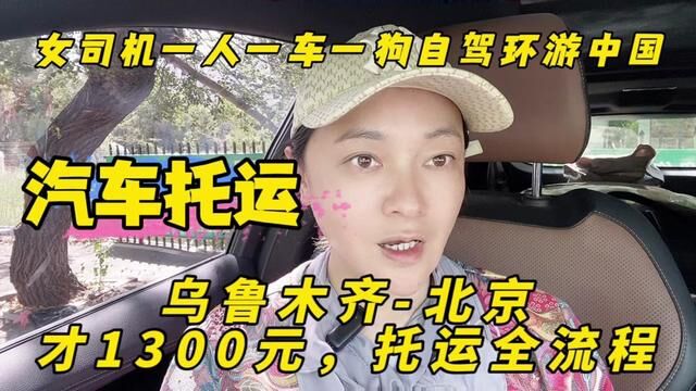 汽车托运,乌鲁木齐北京,才1300元,能信吗?托运全流程分享!#乌鲁木齐到北京汽车托运 #女司机一人一车一狗自驾环游中国