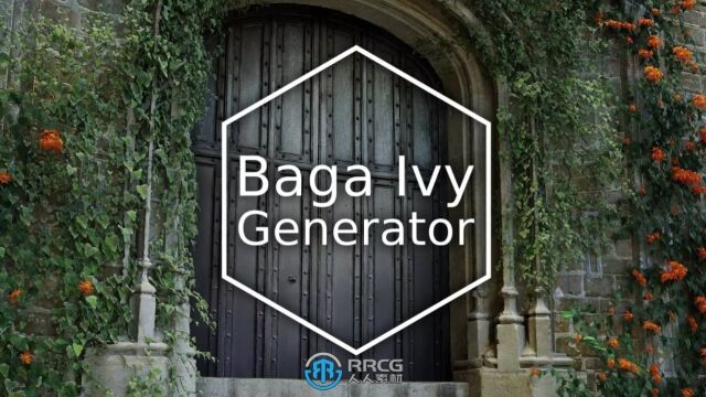 Baga Ivy Generator植物生成器Blender插件V2版 演示视频 RRCG