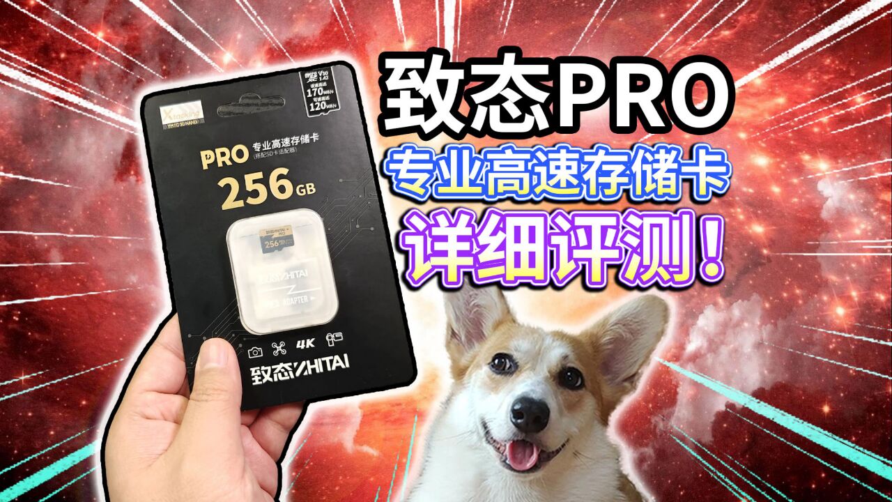 【致态PRO专业高速存储卡】详细评测!高性价比TF卡很香?