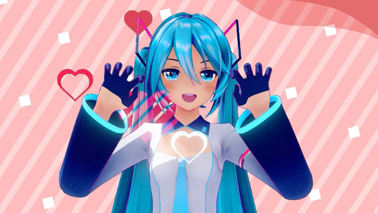 MMD初音未来,可爱喵