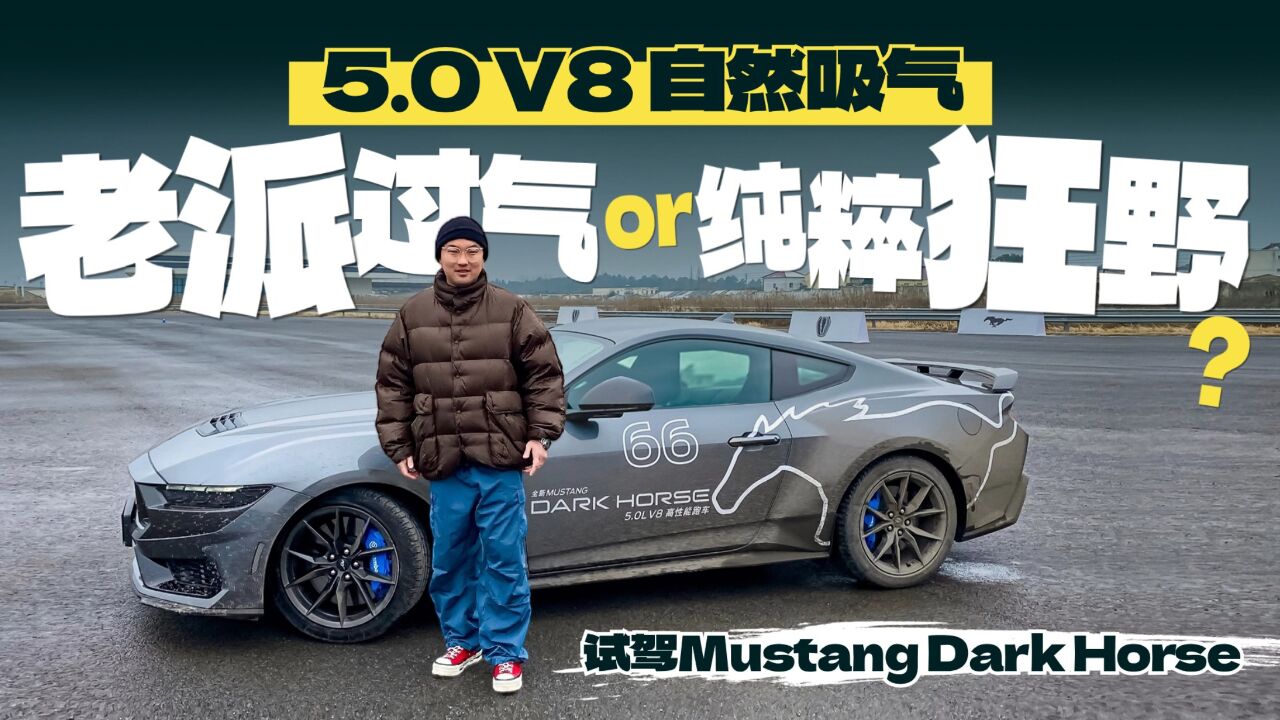 5.0 V8 自然吸气,老派过气or纯粹狂野?试驾Mustang Dark Horse