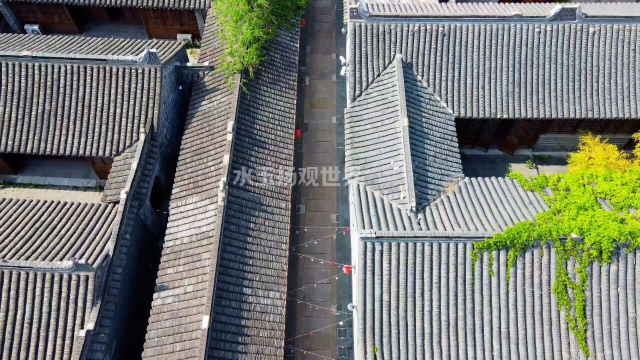 航拍泰州稻河古街区,换个角度欣赏独霸天下的泰式民居建筑群