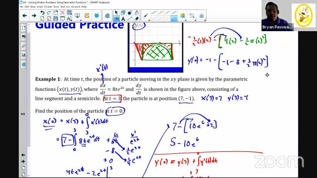 AP Calculus BC 9.6 Solving Motion Problems Using Parametric and VectorValued Functions