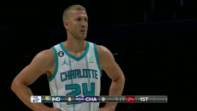 NBA季前赛：步行者vs黄蜂第1节原声解说回放