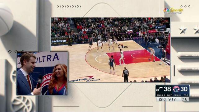 NBA常规赛：爵士vs奇才第2节 中文解说回放