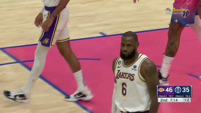 NBA常规赛：湖人vs奇才中文解说全场回放