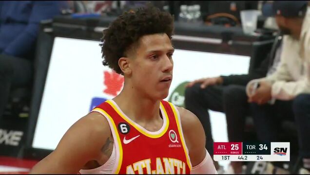  NBA常规赛：老鹰vs猛龙第1节中文解说回放