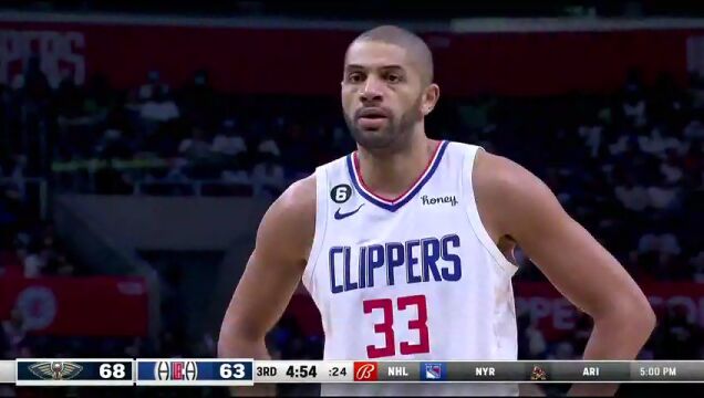 NBA常规赛：鹈鹕vs快船第3节中文解说回放