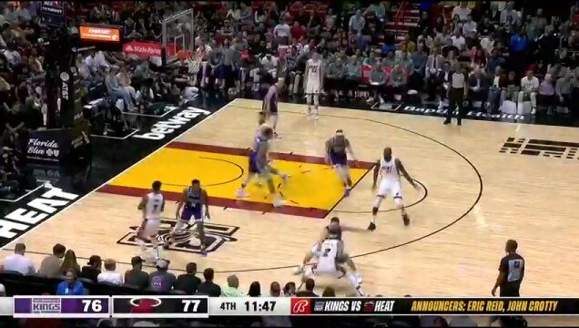 NBA常规赛：国王vs热火中文解说全场回放