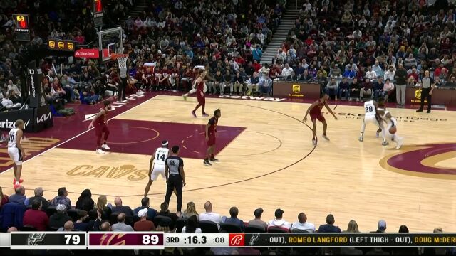 格拉汉姆击地妙传 巴锡心领神会上篮得手