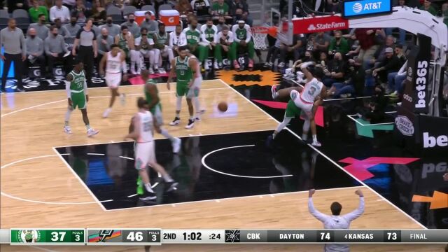 回顾凯尔特人vs马刺交战记录 双探花欲率队客场挑落马刺