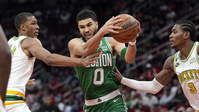 塔图姆vs火箭集锦 后场找到状态全场22+8+6