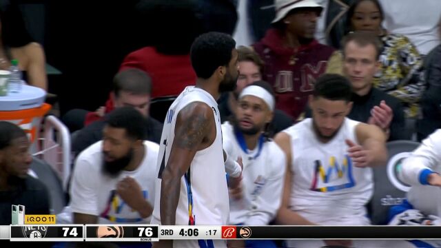 篮网vs老鹰第3节中文解说回放