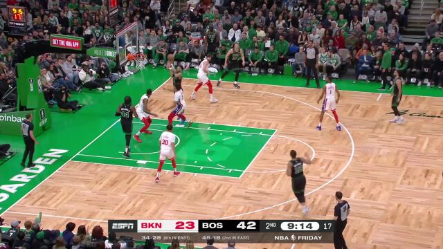 篮网115-105凯尔特人 布朗35分布里奇斯38+10逆转终止4连败
