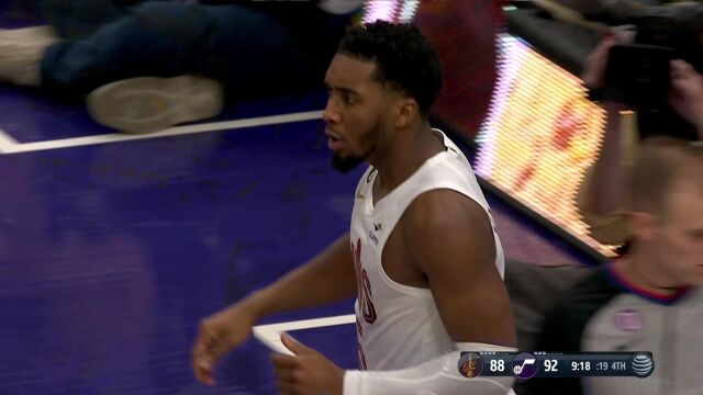 NBA常规赛：骑士vs爵士第4节中文解说回放