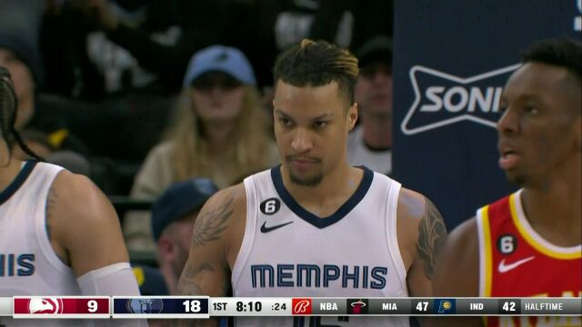 老鹰vs灰熊第1节英文原声回放