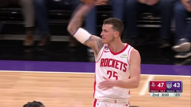 火箭vs国王第2节英文原声回放