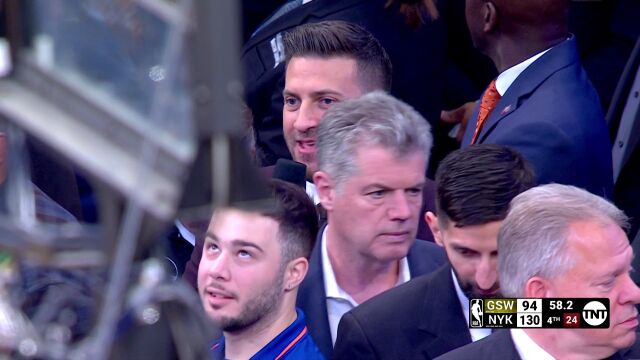 NBA常规赛：勇士vs尼克斯第4节中文解说回放