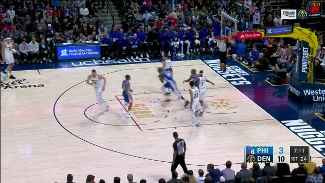 尽显投手本色 哈里斯抬手就投三分穿心