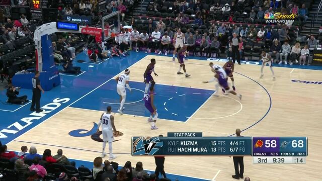 保罗小手一抖鬼首抢断 布里奇斯接球暴扣一气呵成