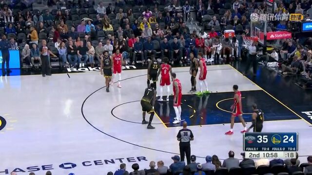 NBA常规赛：鹈鹕vs勇士第2节英文原声回放