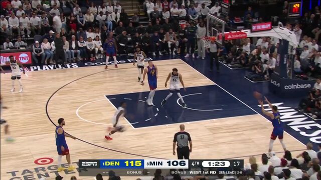 杀死比赛的进球 小波特三分手起刀落为比赛盖棺定论