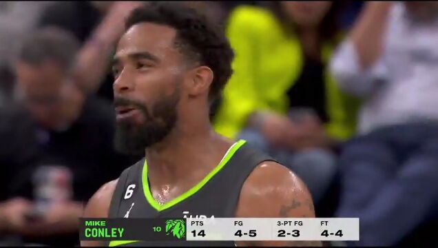 NBA常规赛：雷霆vs森林狼第4节中文解说回放
