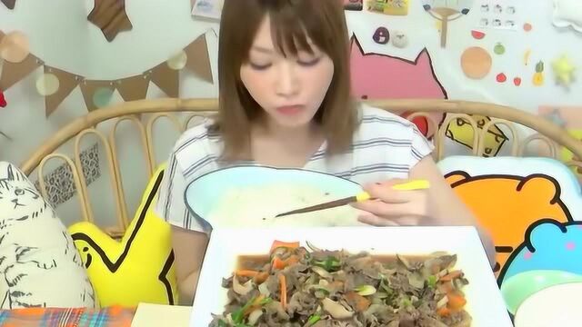 日本美女大胃王吃烤肉,这吃相也是醉了!
