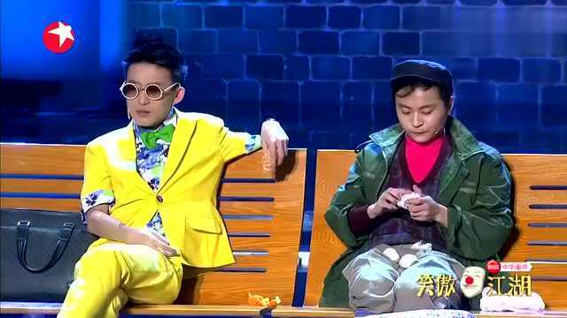 李林峰来笑傲江湖,表演不说话的小品,把观众逗乐了!