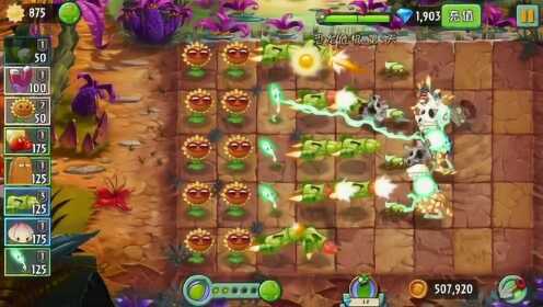 植物大战僵尸：芦笋战机也敢闯恐龙世界，看看表现如何