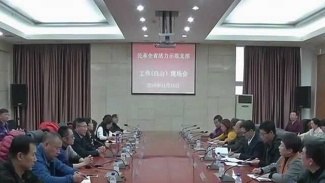 民革全省活力示范支部工作 白山 现场会召开