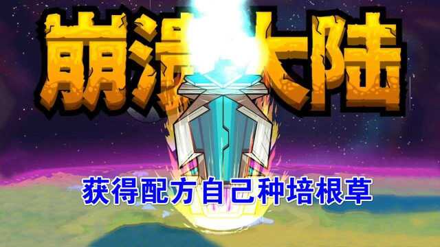 《崩溃大陆》乌吉发布的培根草盆栽的任务,获得配方后可以自己种了