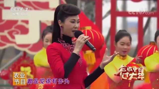 美丽中国乡村行:美女歌手于文华演唱《步步高》,祝大家新一年步步高