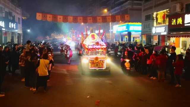 2019洪濑关圣庙、树德寺龙阁闹元宵节