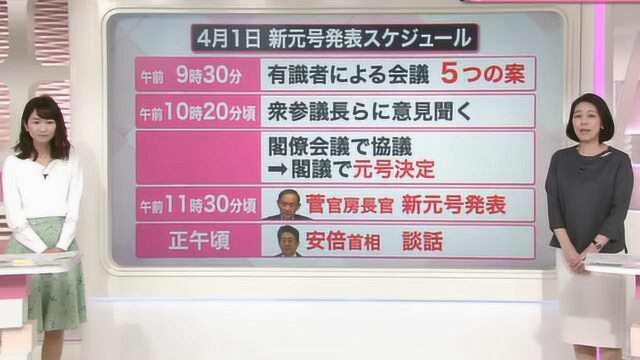 强势围观!奉上日本年号更新流程图,全程仅两小时