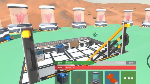 火星生存模拟器游戏,收集植物制作种子