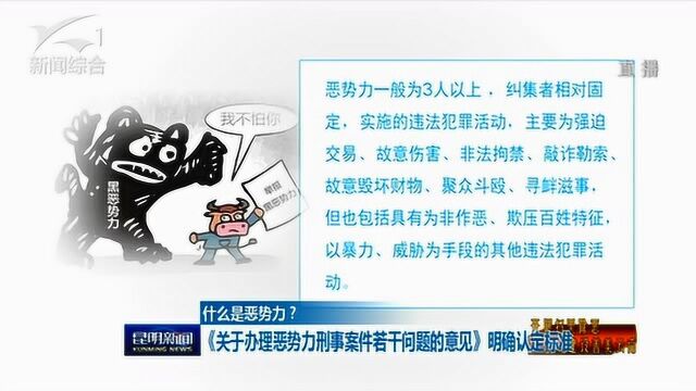 什么是恶势力?《关于办理恶势力刑事案件若干问题的意见》明确标准