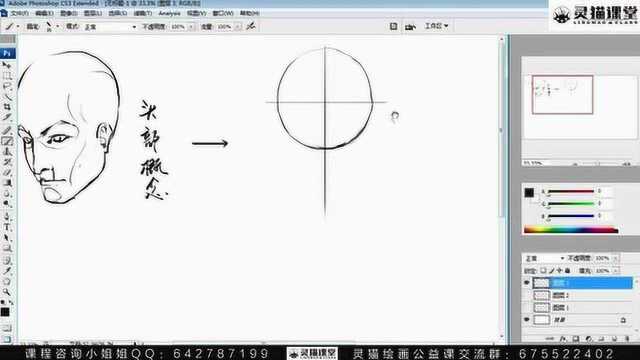 板绘学习视频教程,头部结构讲解教程!