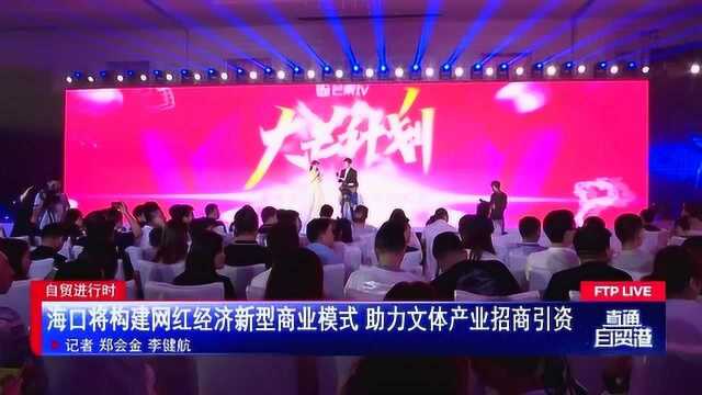 海口将构建网红经济新型商业模式 助力文体产业招商引资