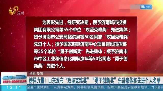 喜报!《问政山东》栏目组获“勇于创新奖”先进集体荣誉称号