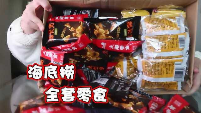 100元开箱“海底捞”全套零食,米饭8分钟用水一泡,就是这味儿!