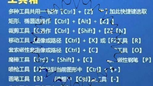 PS常用快捷键大全