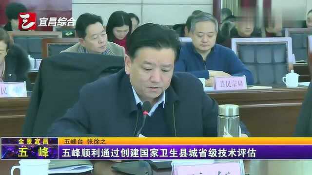 五峰顺利通过创建国家卫生县城省级技术评估